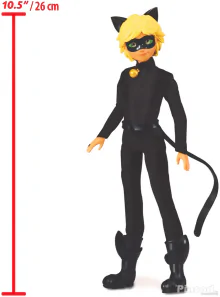 Miraculous Ladybug Cat Noir Superhero Secret baba 26 cm Bandai