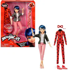 Miraculous Ladybug Superhero secret baba szett Bandai