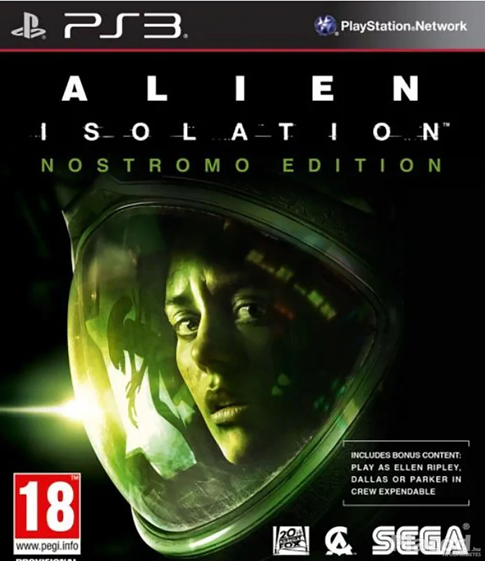 Alien Isolation - Nostromo Edition Ps3 lemezes játék