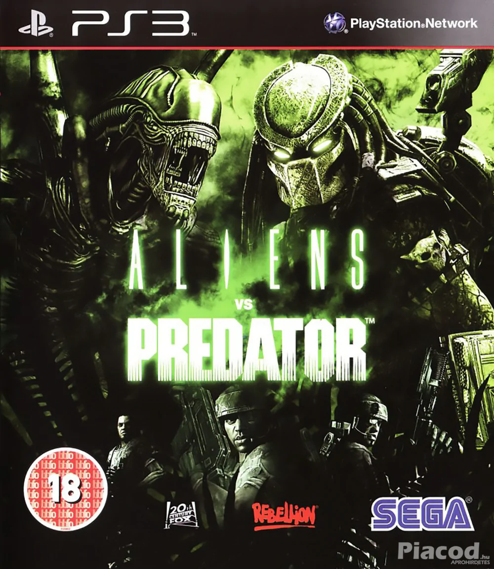 Alien vs. Predator Ps3 lemezes játék