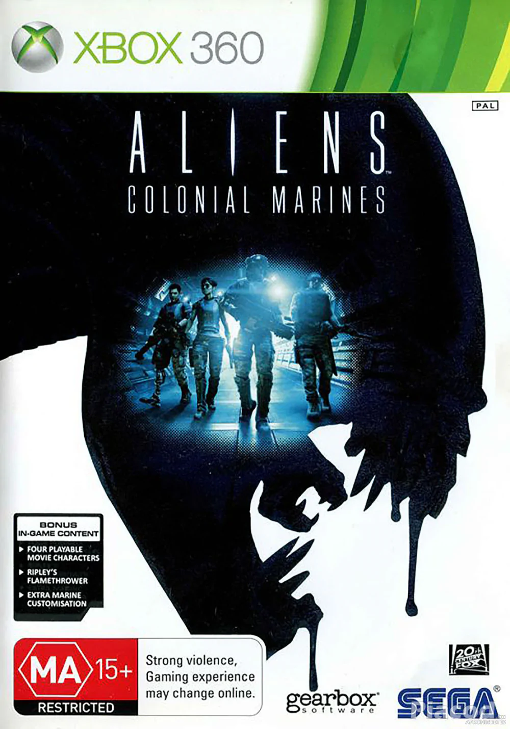 Aliens Colonial Marines Xbox360 lemezes játék