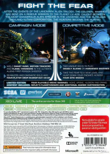 Aliens Colonial Marines Xbox360 lemezes játék