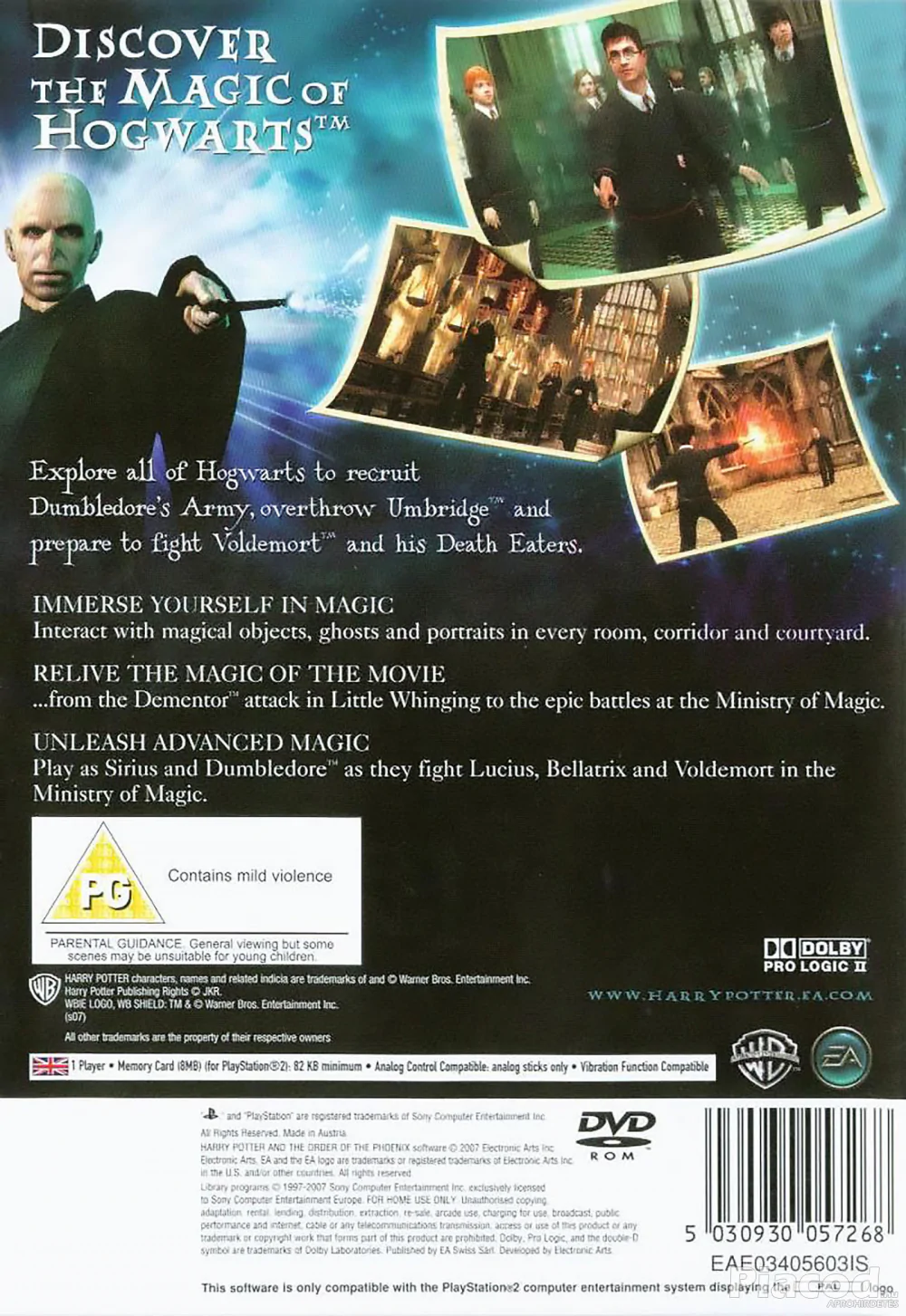 Harry Potter és a Főnix rendje Ps2 lemezes játék