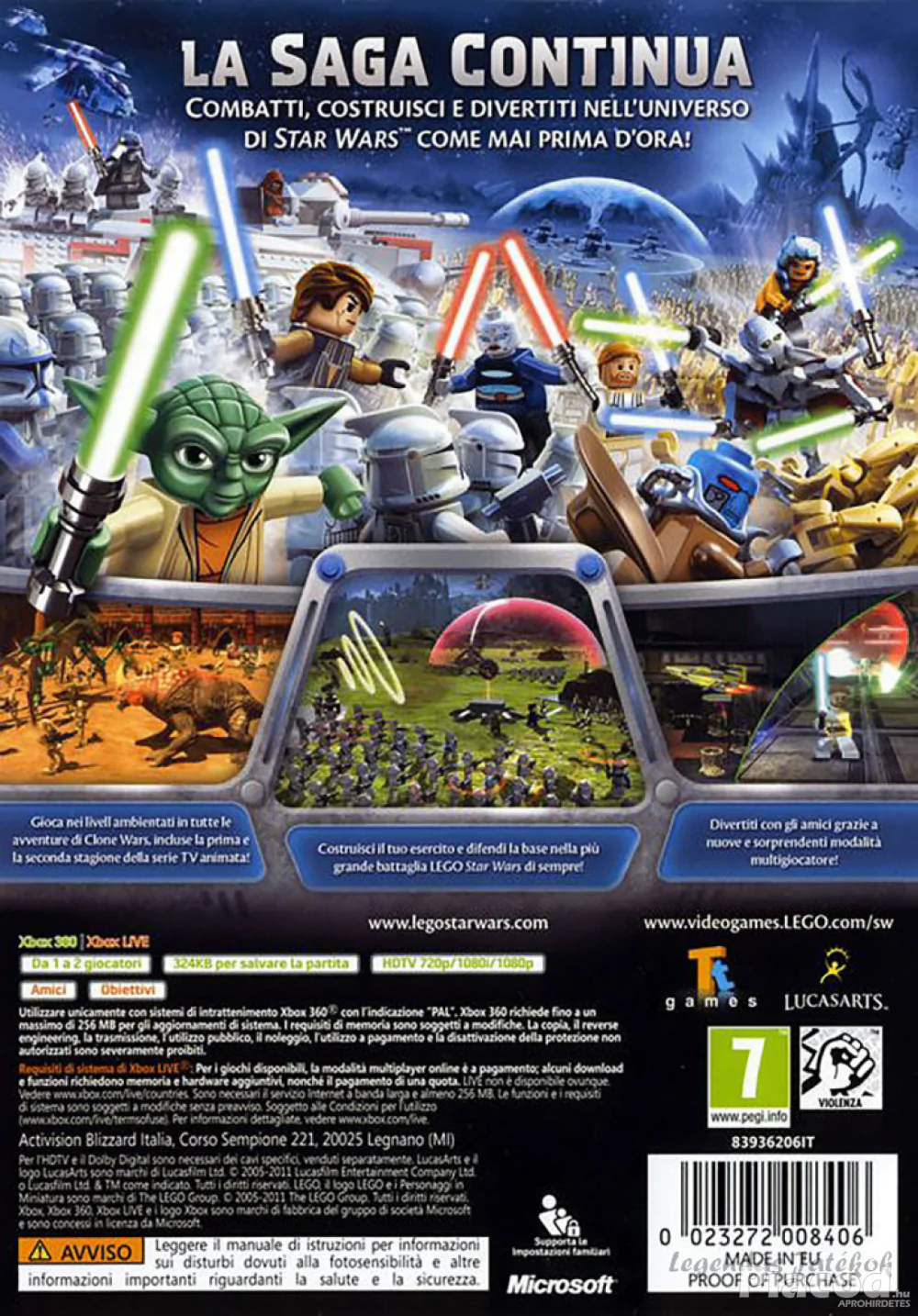 Lego Star Wars III - A klónok háborúja Xbox360 lemezes játék