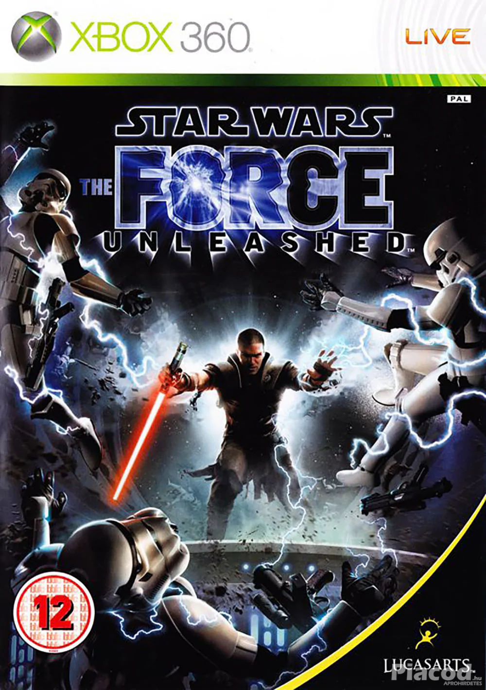 Star Wars - The Force Unleashed első rész Xbox360 lemezes játék