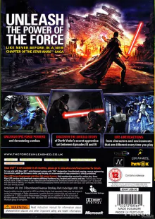 Star Wars - The Force Unleashed első rész Xbox360 lemezes játék