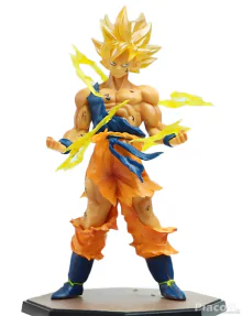 Dragon ball - Songoku Super Saiyan figura 14 cm battle damage