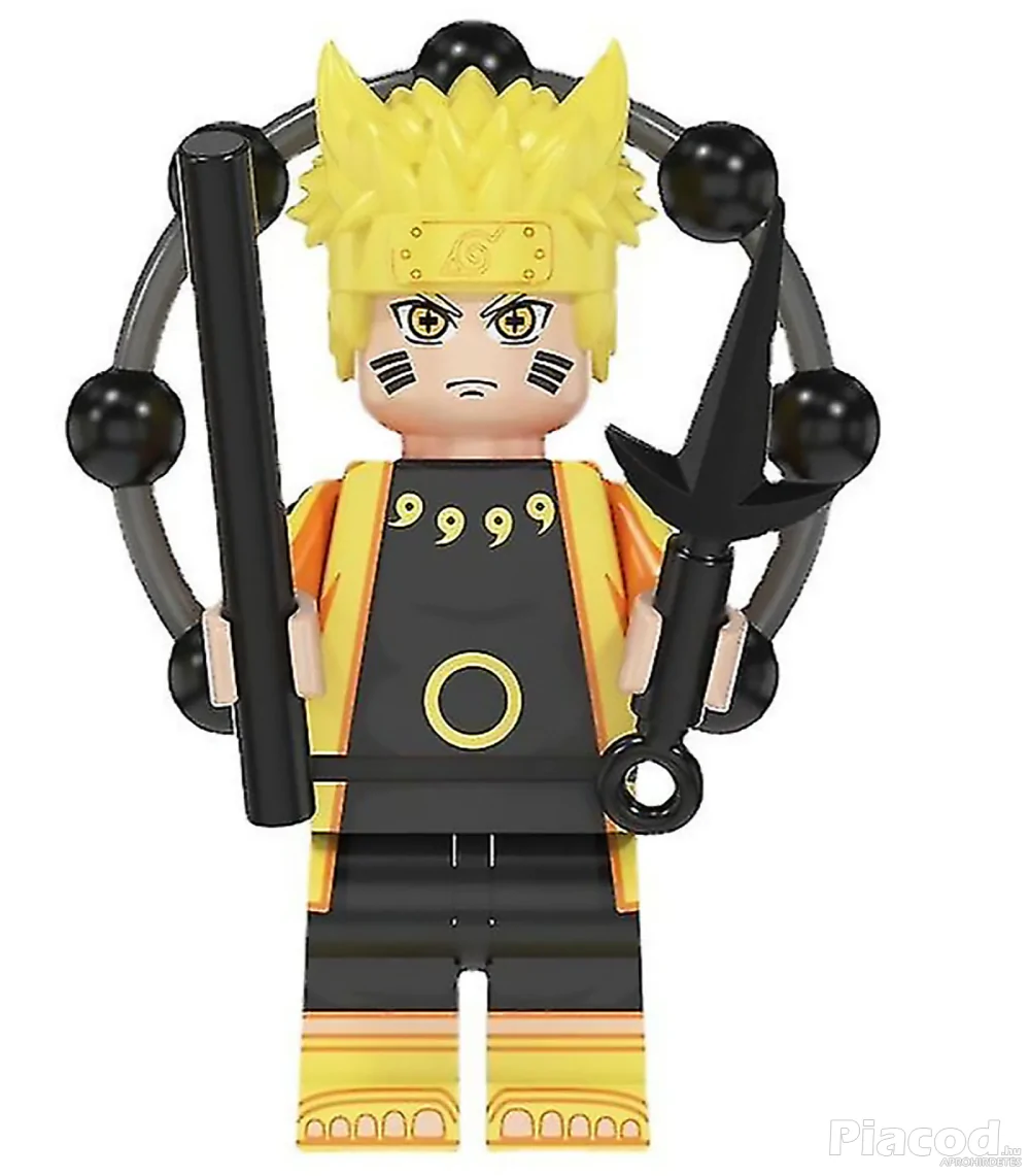 8 db-os Naruto mini figura Rikudo szett