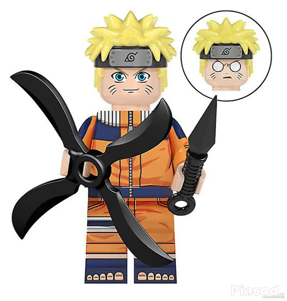 8 db-os Naruto mini figura szett lányokkal