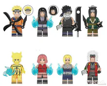 8 db-os Naruto mini figura szett lányokkal