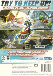 Sonic Riders Ps2 lemezes játék PAL