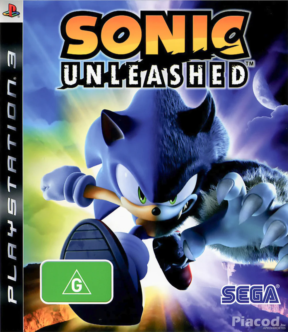 Sonic Unleashed Ps3 lemezes  játék