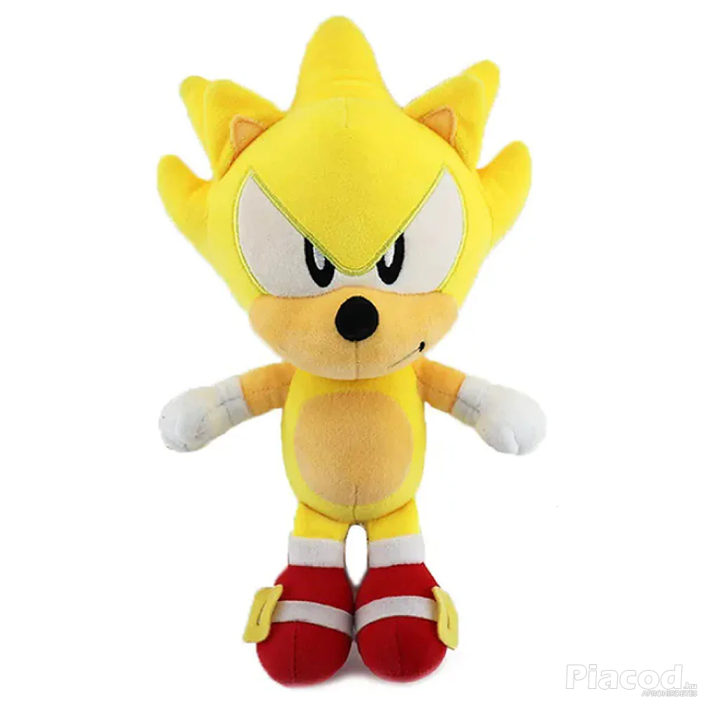 Super Sonic plüss 20 cm Új Verzió