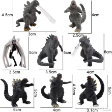 8 db-os Godzilla figura szett
