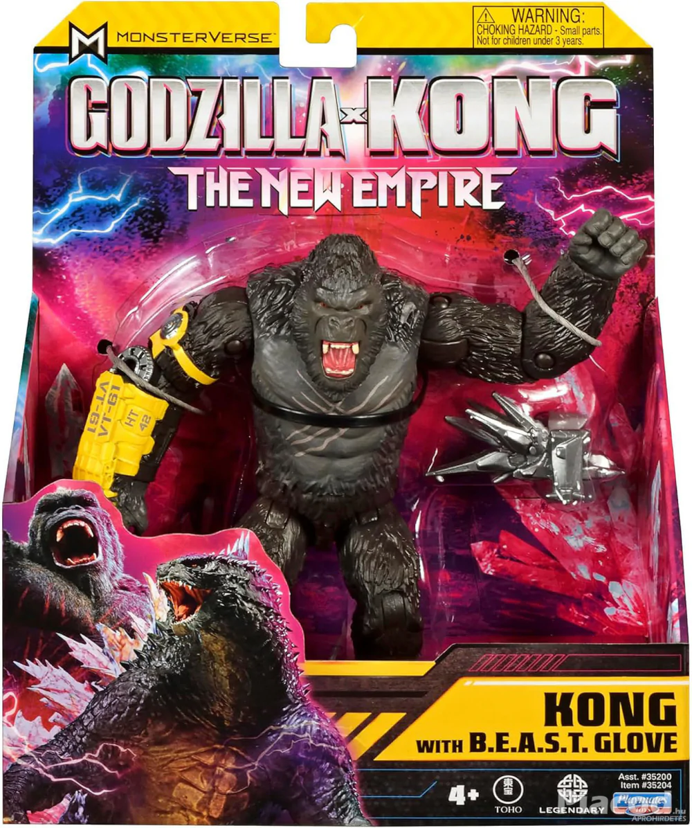 Godzilla X Kong The New Empire - King Kong figura BEAST kesztyűvel
