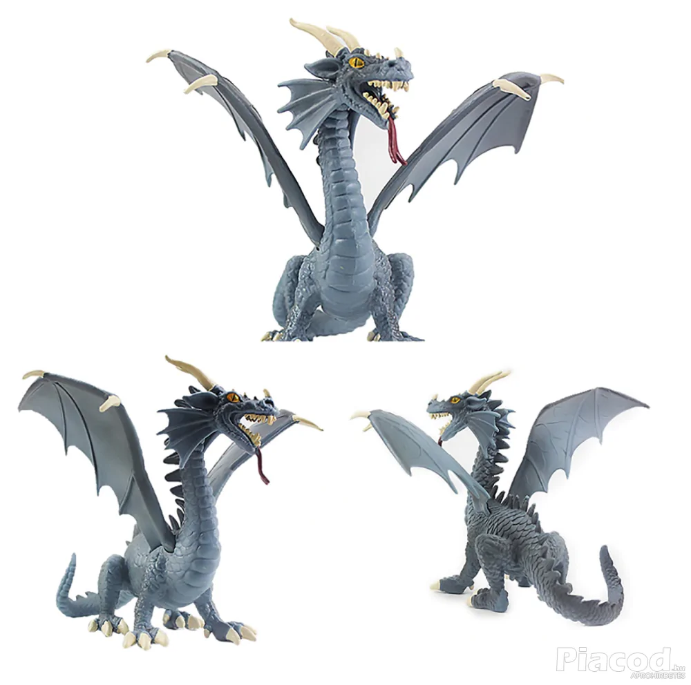 Kék sárkány figura 20 cm