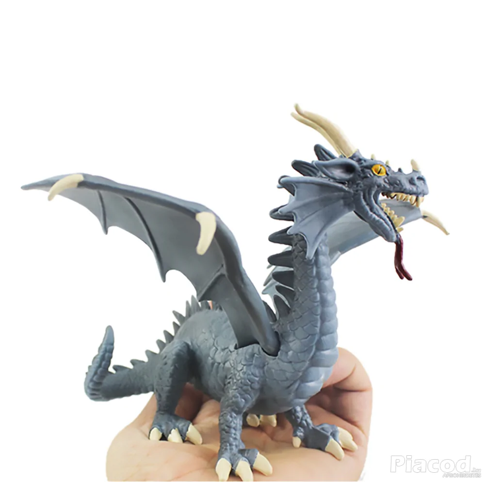 Kék sárkány figura 20 cm