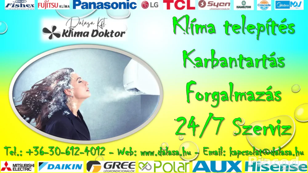 Klíma telepítés
