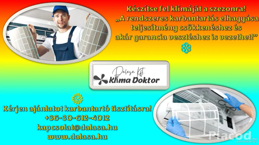 Klíma telepítés - Garanciális 7\24 Szerviz - Ingyenes Tanácsadás