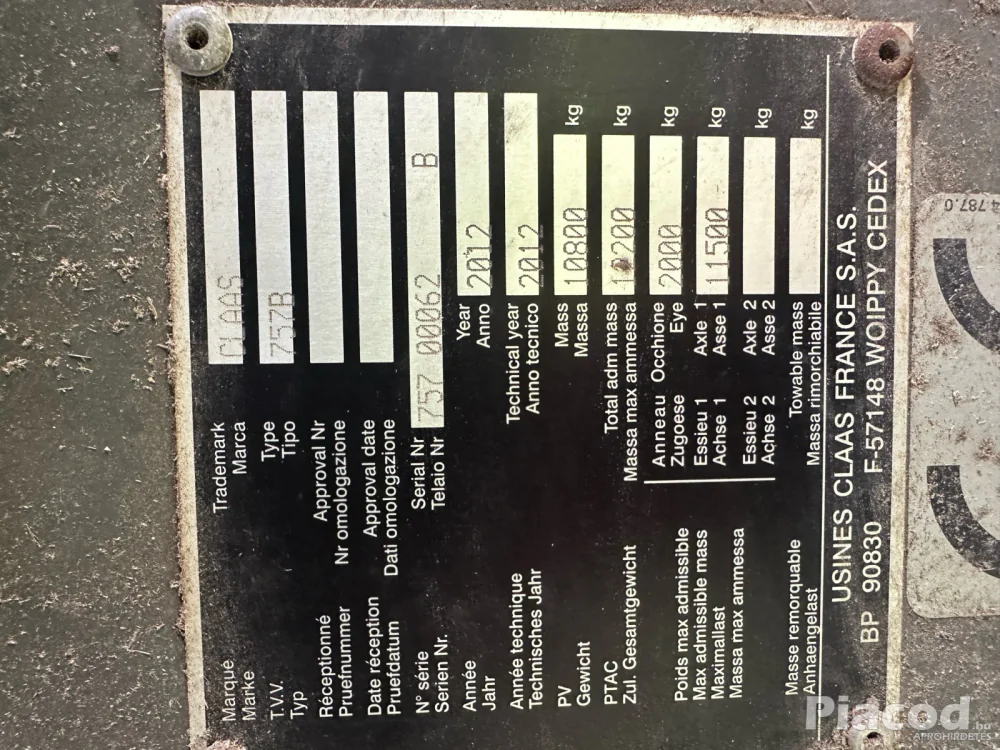 Eladó Claas Quadrant 3300 kockabálázó