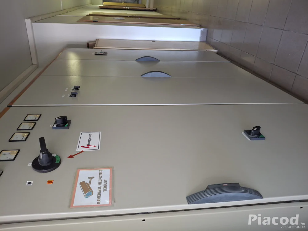 2100 m2-es acélvázas raktár\gyárépület, 1.2 ha telken