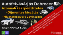 Autófelvásárlás Debrecen – azonnali készpénzes fizetéssel