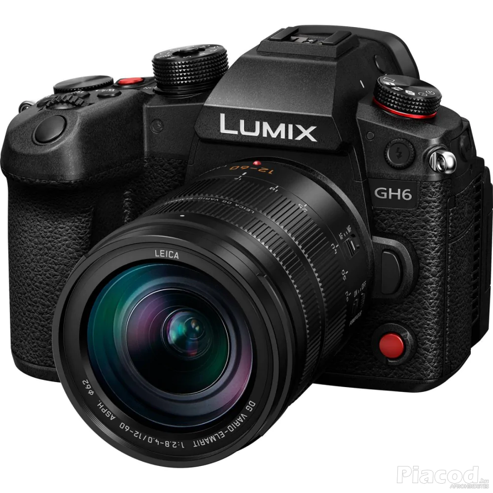 1200  Panasonic Lumix GH6 Mirrorless Camera with Lumix G Leica DG Vario-Elmarit 12-60mm f2.8-4.0 Aspherical Lens