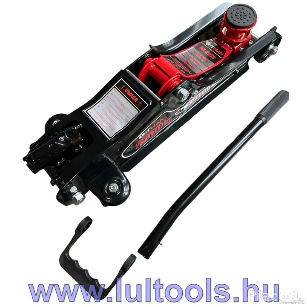 Krokodil emelő 2.5t erősített műhelyemelő + magasító és gumipogácsa