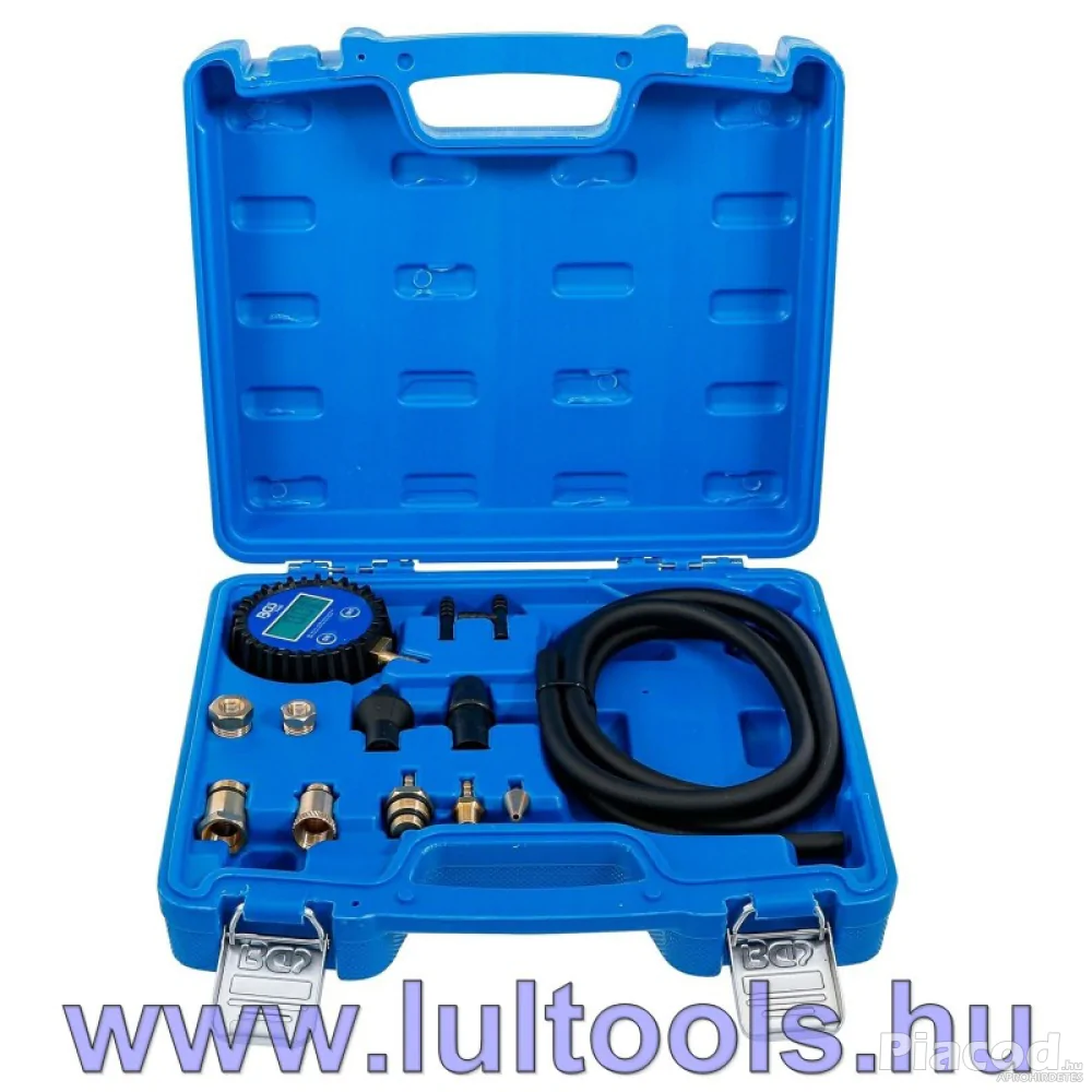 Vákuum- és üzemanyagpumpa-vizsgáló készlet, digitális