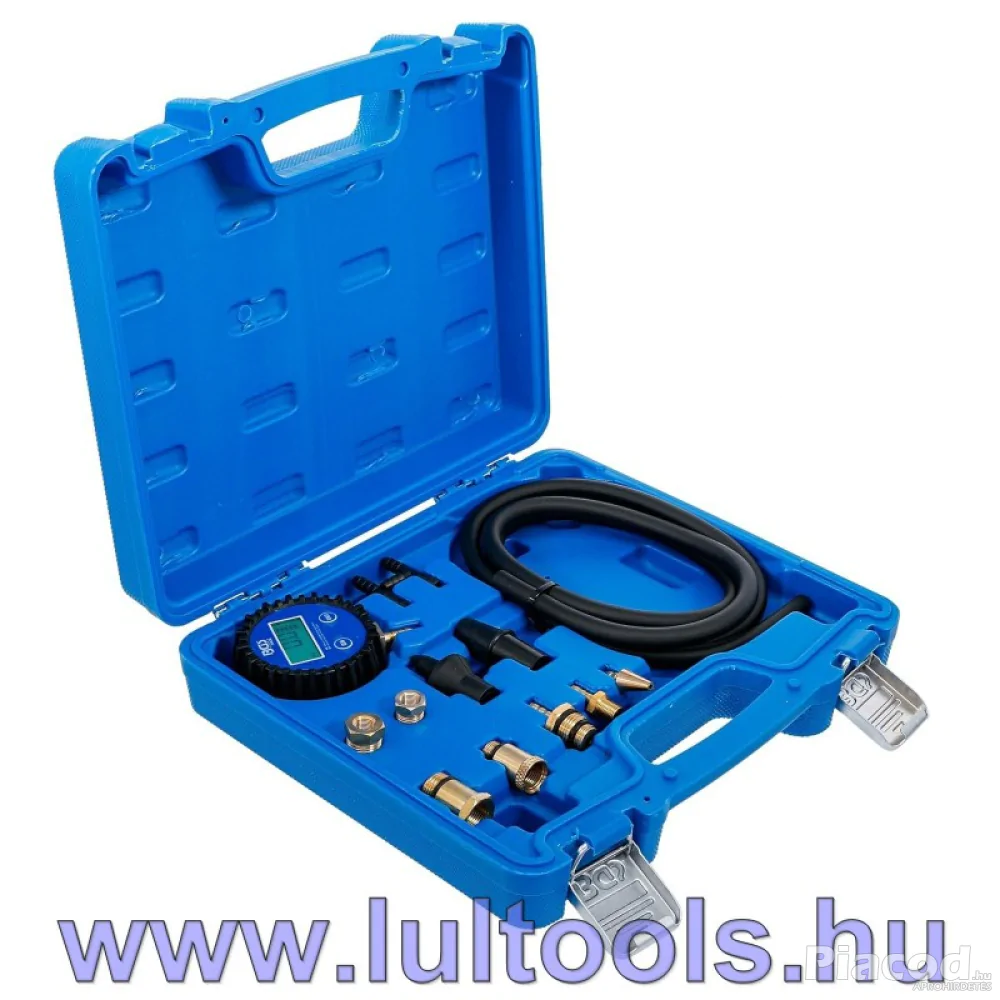 Vákuum- és üzemanyagpumpa-vizsgáló készlet, digitális
