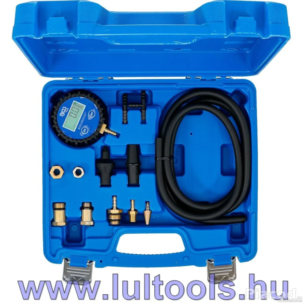Vákuum- és üzemanyagpumpa-vizsgáló készlet, digitális
