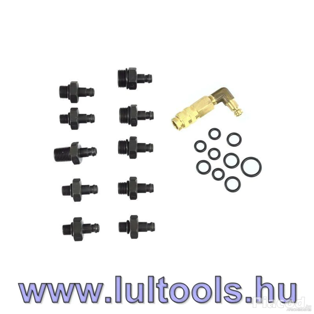 Olajnyomás mérő készlet gyors csatlakozós tömlővel