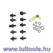 Olajnyomás mérő készlet gyors csatlakozós tömlővel