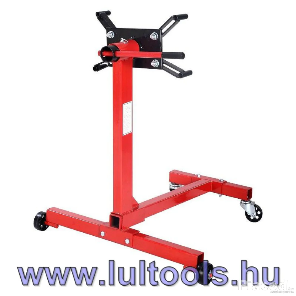 Motortartó és forgató állvány