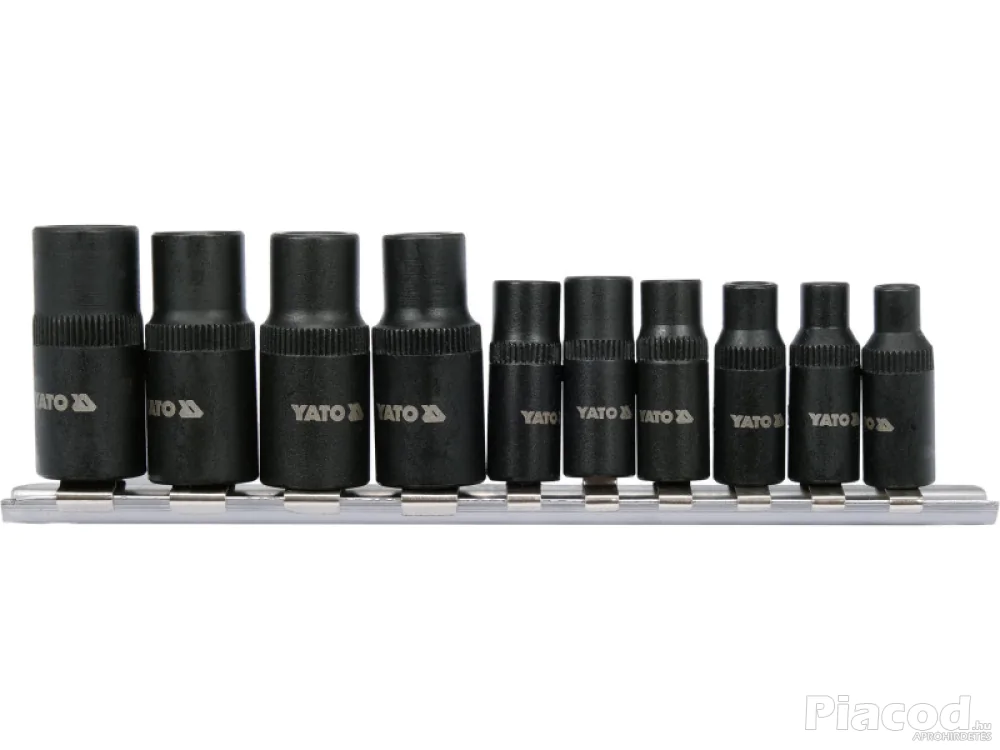 Menetfúró dugókulcs adapter készlet 10 részes 1\4