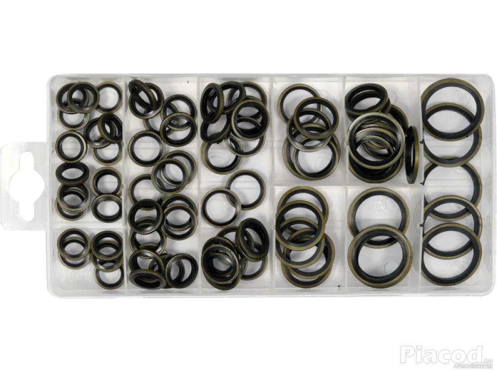 Olajleeresztő csavar alátét készlet 90 részes Yato