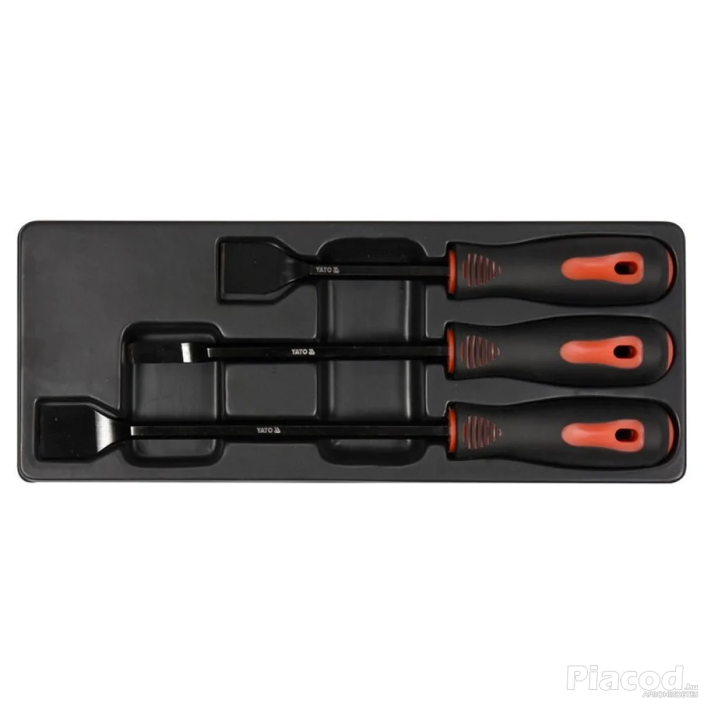 Tömítés kaparó készlet 3 részes hengerfejhez YATO