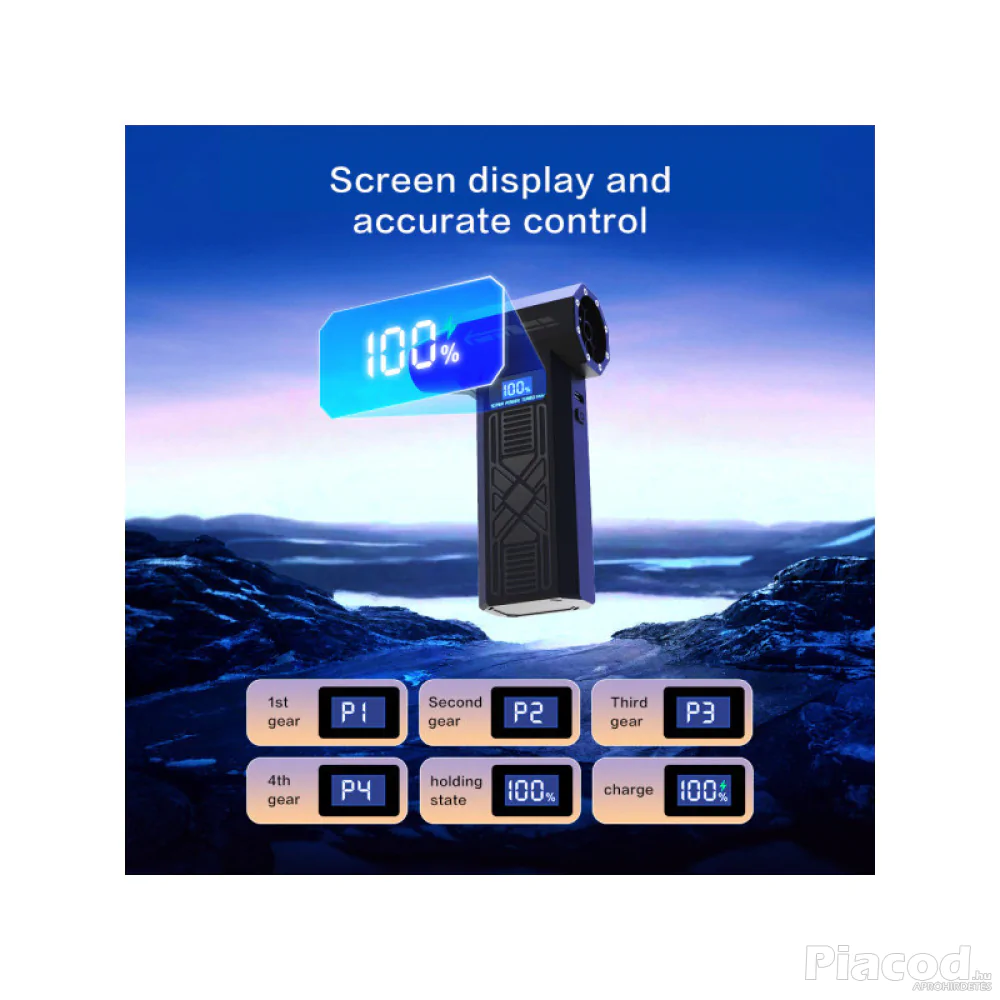 Légseprű 7,4 V 5,2 Ah 120000 RPM