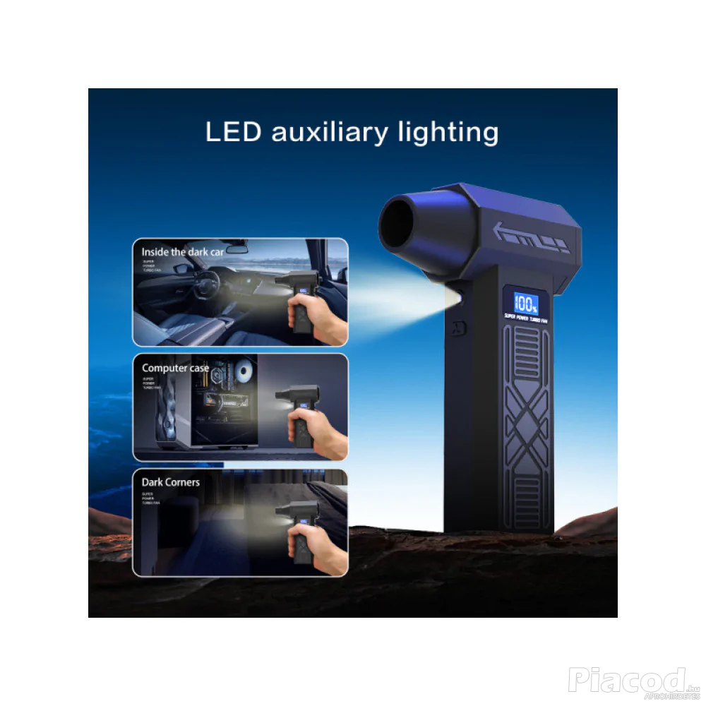 Légseprű 7,4 V 5,2 Ah 120000 RPM