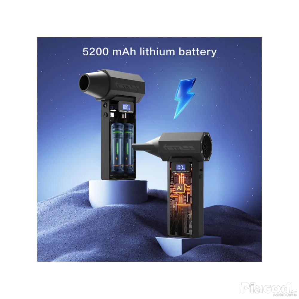 Légseprű 7,4 V 5,2 Ah 120000 RPM