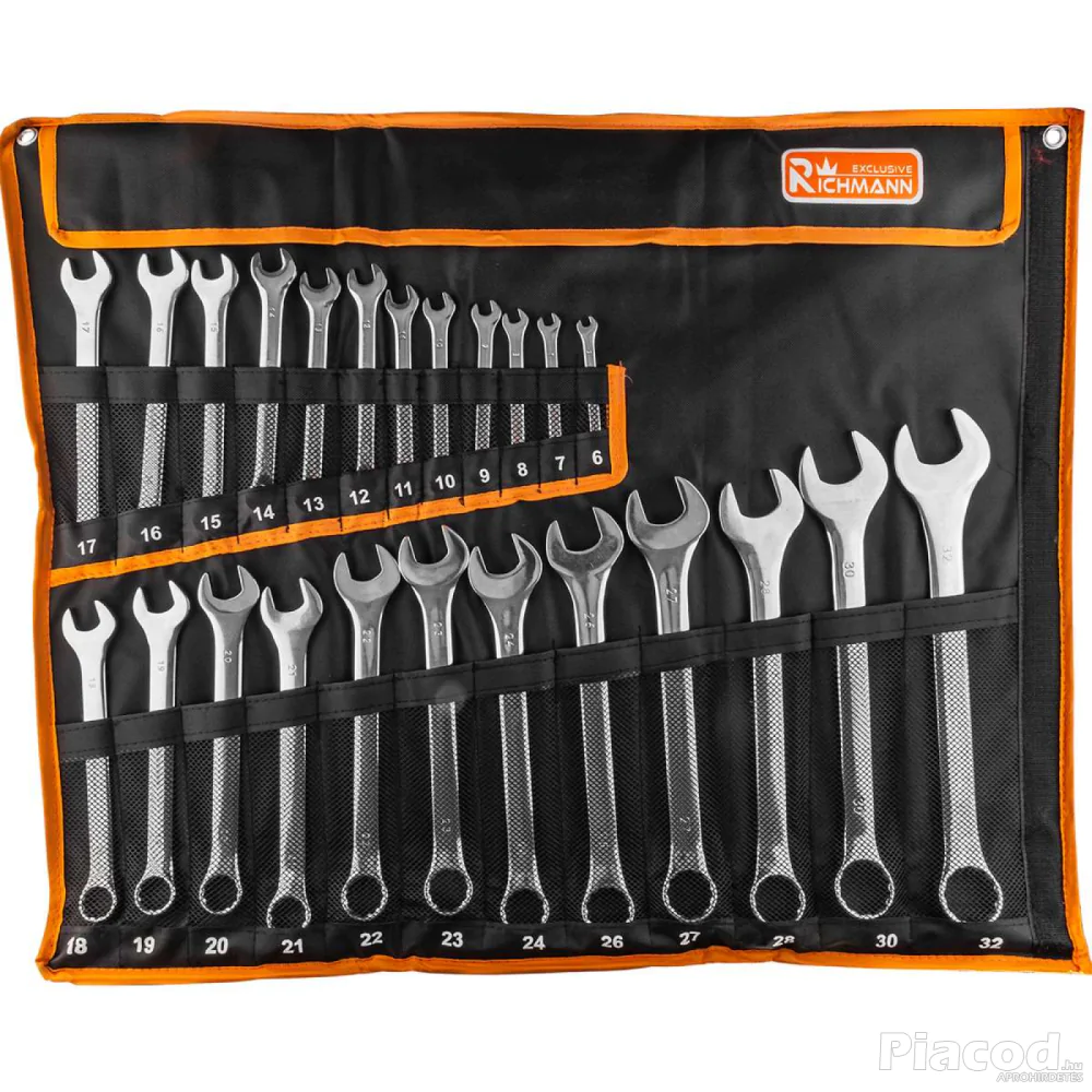 Richmann C6345 24 részes csillag-villás kulcskészlet – Profi szerszámkészlet