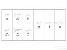 YATO YT‑06780 – Karosszéria csavar és alátét készlet 170 részes