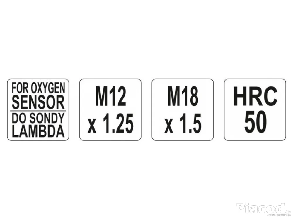 YATO YT‑1756 – 2 részes lambdaszonda menetjavító \ menetvágó készlet