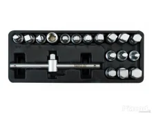 YATO YT‑0599 dugókulcs készlet 18 db – autószereléshez, olajleeresztő csavarhoz