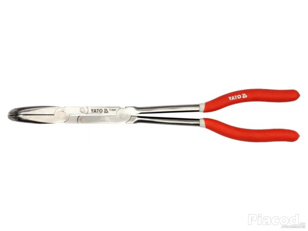 Hosszúcsőrű fogó hajlított 90° 330 mm – YATO YT-20402