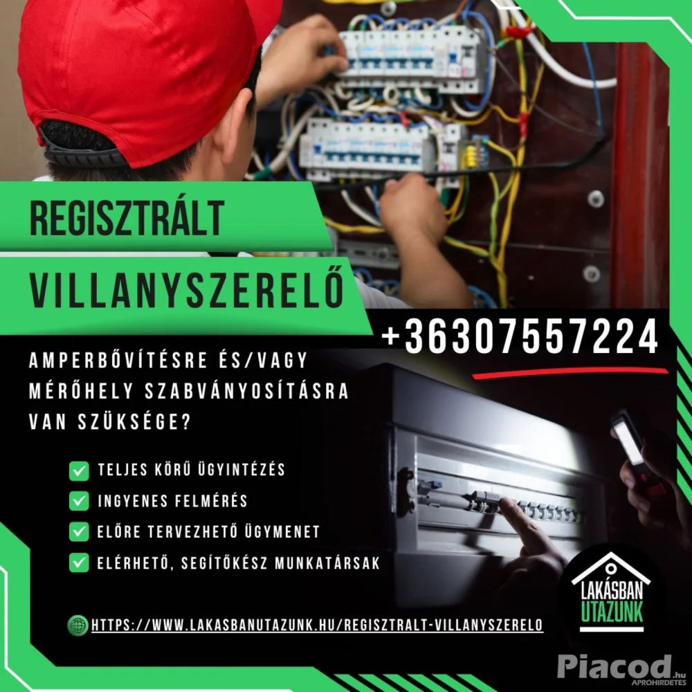 Regisztrált villanyszerelő