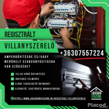 Regisztrált villanyszerelő