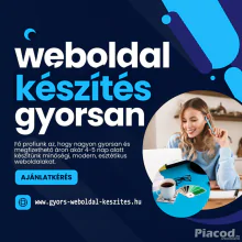Weboldal készítés, Webáruház készítés GYORSAN