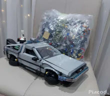 Delorean - Vissza a jövőbe időgép Lego kompatibilis
