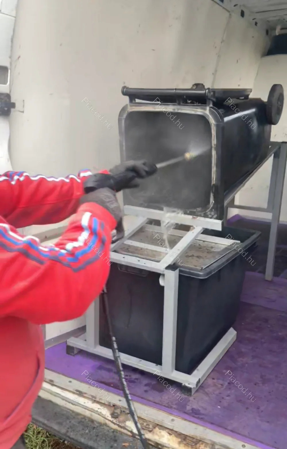 Síremlék, kuka, konténer, térkő tisztítás! - Kép 5